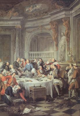 Jean-Francois De Troy The Oyster Lunch (nn03) oil painting image